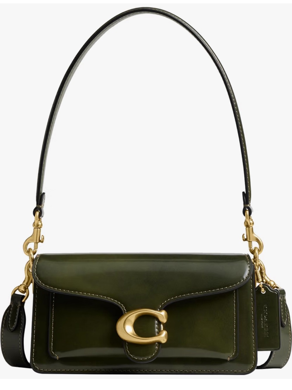 Coach Tabby 20 in Olive Spazzolato Leather